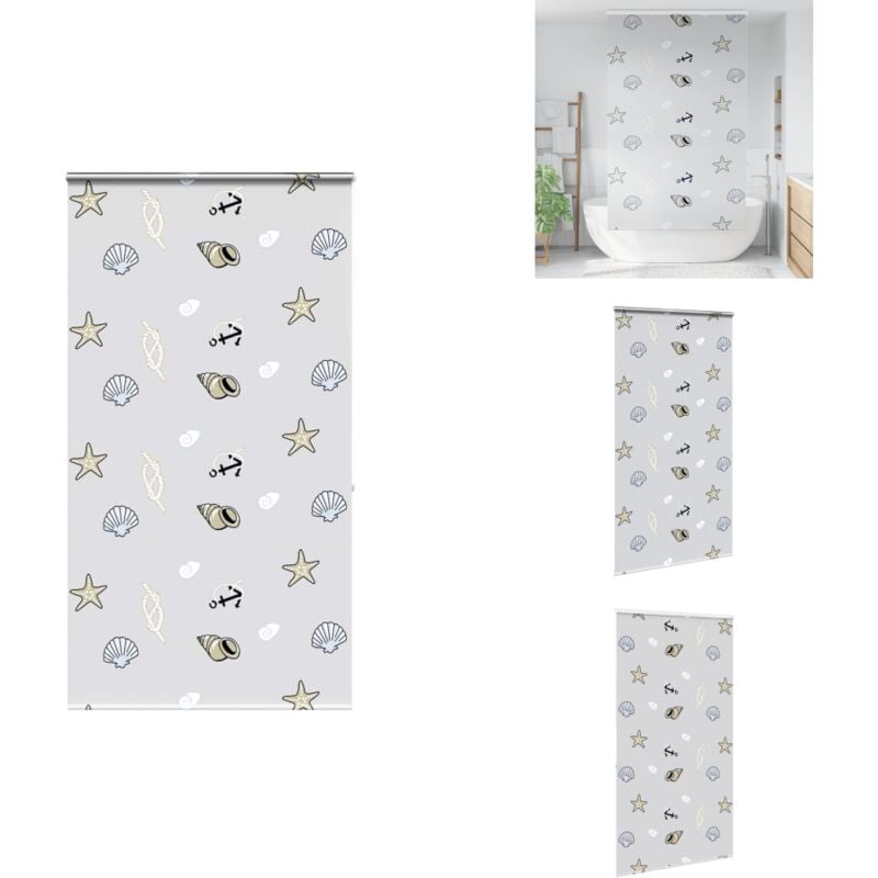 Store enrouleur de douche avec cassette largeur du tissu 116 cm - Store Enrouleur De Douche - Stores Enrouleurs De Douche - Store De Douche - Rideau