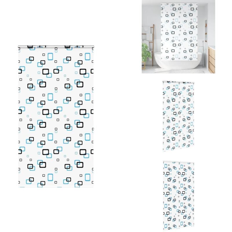 Vidaxl - Store enrouleur de douche avec cassette largeur du tissu 116 cm - Store Enrouleur De Douche - Stores Enrouleurs De Douche - Store De Douche