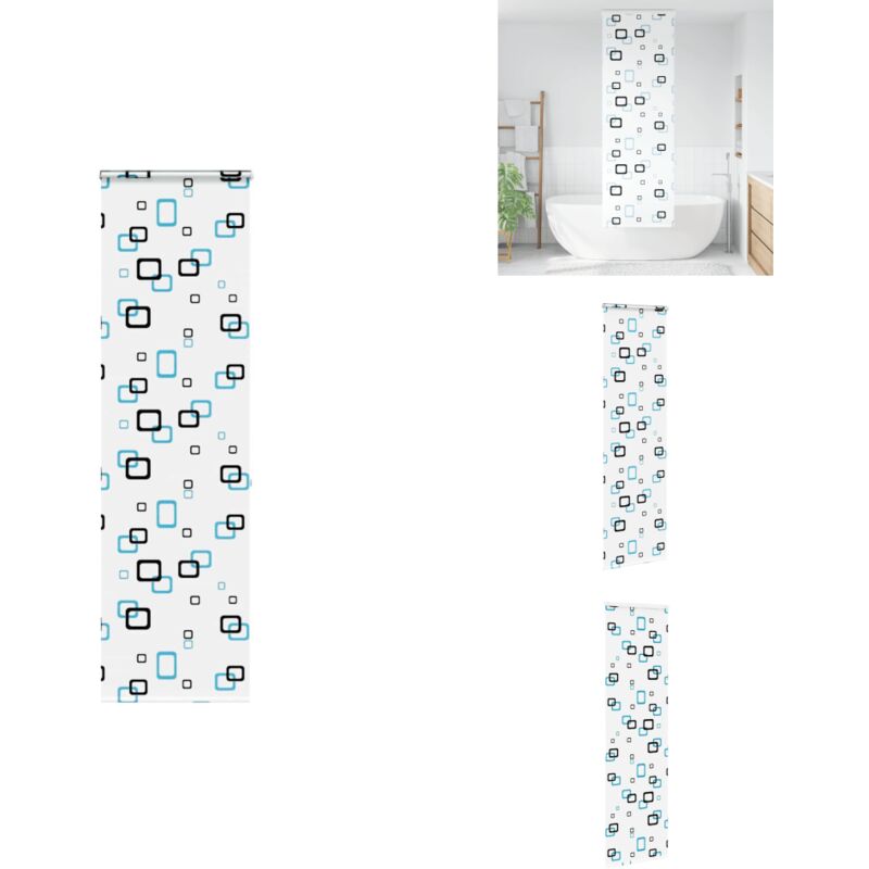 Vidaxl - Store enrouleur de douche avec cassette largeur du tissu 66 cm - Store Enrouleur De Douche - Stores Enrouleurs De Douche - Store De Douche