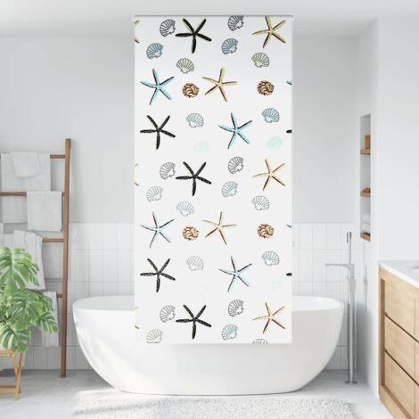 Store enrouleur de douche，Store à rouleau 110x240 cm largeur du tissu 106 cm CFW3062634