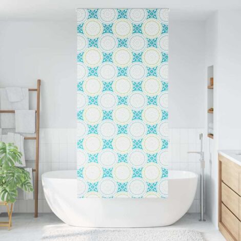 Store enrouleur de douche，Store à rouleau 110x240 cm largeur du tissu 106 cm CFW4436830