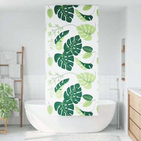 Store enrouleur de douche，Store à rouleau 110x240 cm largeur du tissu 106 cm CFW7491603