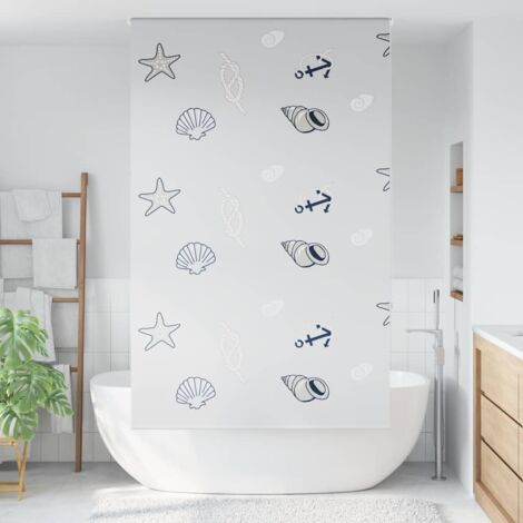 Store enrouleur de douche，Store à rouleau 120x240 cm largeur du tissu 116 cm CFW9163550