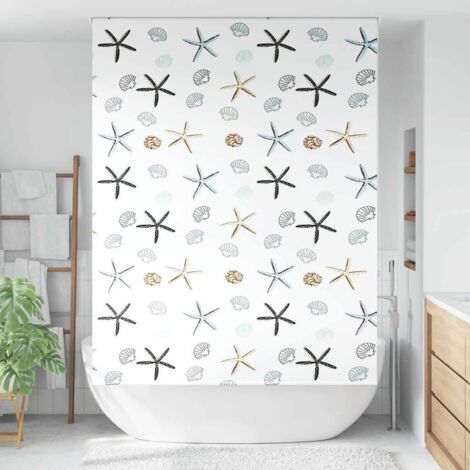 Store enrouleur de douche，Store à rouleau 150x240 cm largeur du tissu 146 cm CFW8130805