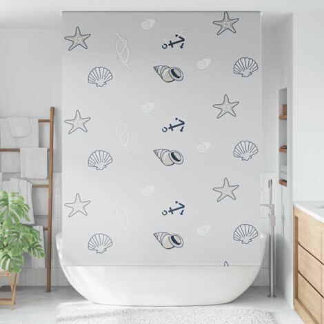 Store enrouleur de douche，Store à rouleau 160x240 cm largeur du tissu 156 cm CFW2026495