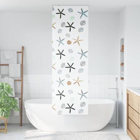Store enrouleur de douche，Store à rouleau 60x240 cm largeur du tissu 56 cm CFW6307788