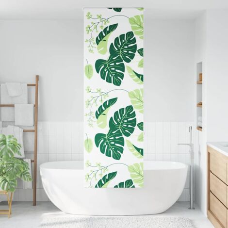 Store enrouleur de douche，Store à rouleau 70x240 cm largeur du tissu 66 cm CFW8599976