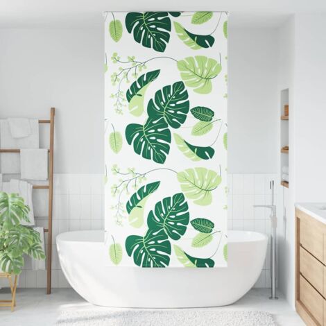 Store enrouleur de douche，Store à rouleau 90x240 cm largeur du tissu 86 cm CFW2008185