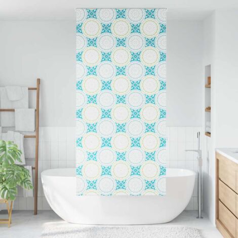 Store enrouleur de douche，Store à rouleau 90x240 cm largeur du tissu 86 cm CFW8344518