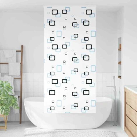 Store enrouleur de douche，Store à rouleau avec cassette largeur du tissu 106 cm CFW6365074