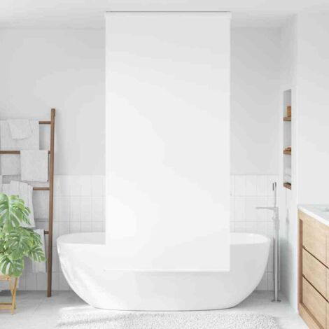 Store enrouleur de douche，Store à rouleau avec cassette largeur du tissu 106 cm CFW7811695