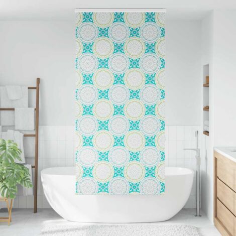 Store enrouleur de douche，Store à rouleau avec cassette largeur du tissu 106 cm CFW8350291
