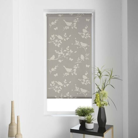 Store enrouleur japonais 45x180 cm – Tissu tamisant 100% polyester – Pose facile avec clips – Compatible fenêtres PVC, bois, aluminium – L3C