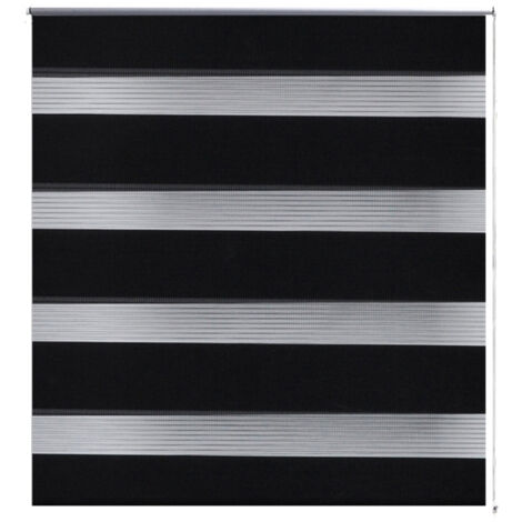 Store enrouleur noir tamisant 70 x 120 cm fenêtre rideau pare-vue volet roulant