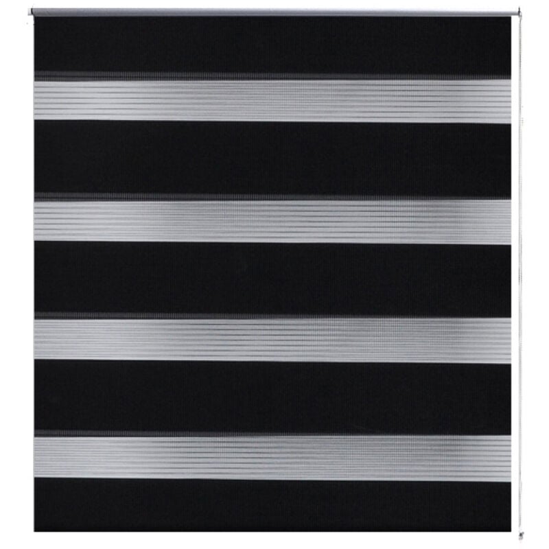 Helloshop26 - Store enrouleur noir tamisant 80 x 150 cm fenêtre rideau pare-vue volet roulant