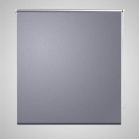 Store enrouleur occultant 120 x 175 cm gris vidaXL