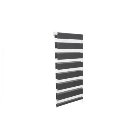 VOUNOT Lot De 2 Stores Enrouleurs Jour/nuit Double Couche – 55x150 Cm, Blanc, Occultant
