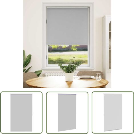 Store enrouleur occultant 80 x 175 cm gris - Store Occultant - Rideau Roulant Obscurant - Store Intérieur - Décoration Intérieure - Isolation Thermique