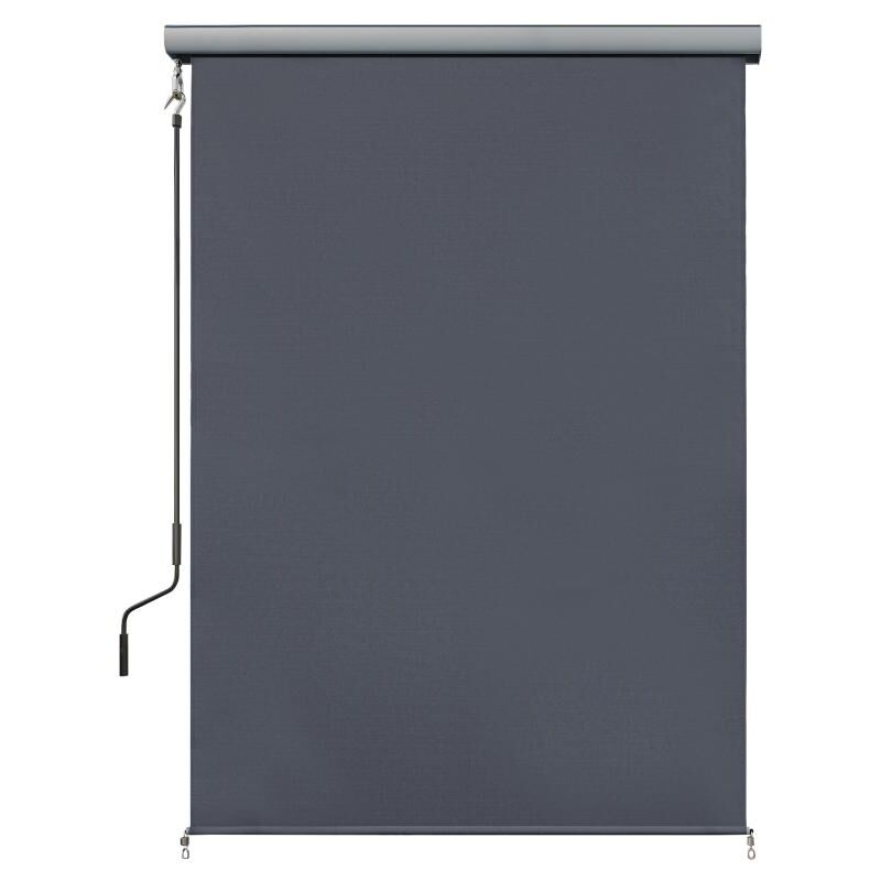 Store enrouleur occultant avec coffre en aluminium et textile L1,6 x H2,5 m - PASSOE