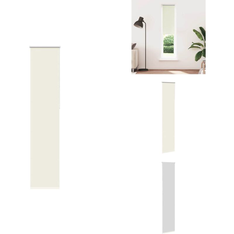 Vidaxl - Store enrouleur occultant blanc cassé 60x210cm largeur du tissu - Store Enrouleur - Stores Enrouleurs - Store De Jour Et De Nuit - Store