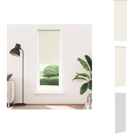 Store enrouleur occultant blanc cassé 80x230cm largeur du tissu - Store Enrouleur - Stores Enrouleurs - Store De Jour Et De Nuit - Store Occultant