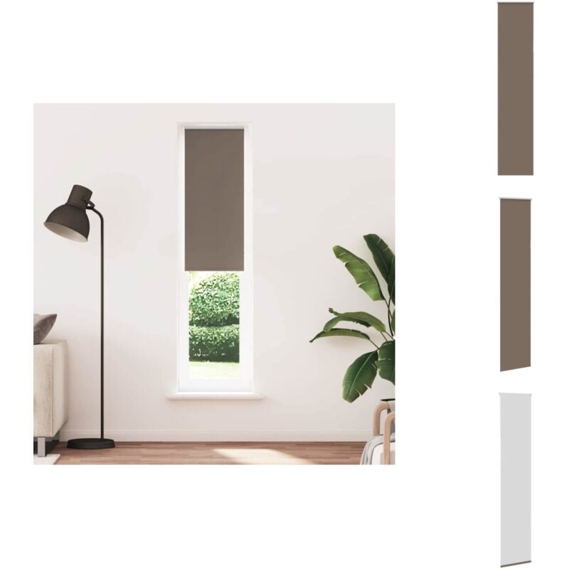 Vidaxl - Store enrouleur occultant café 55x230cm largeur du tissu 50,7cm - Store Enrouleur - Stores Enrouleurs - Store De Jour Et De Nuit - Store