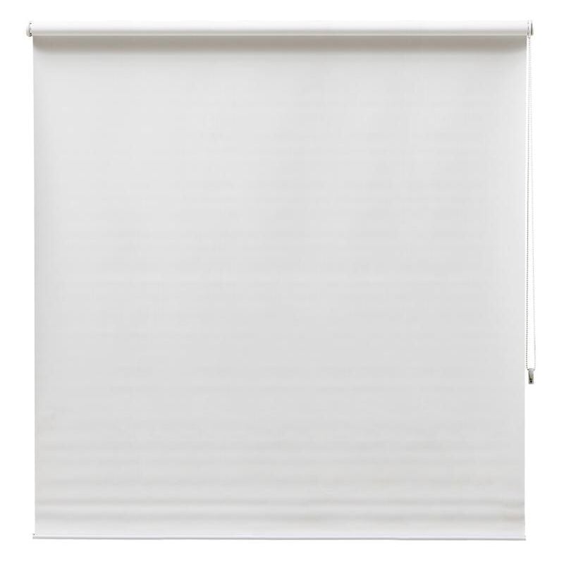 Vente-unique - Store enrouleur occultant en polyester - 180 x 180 cm - Blanc - marrila