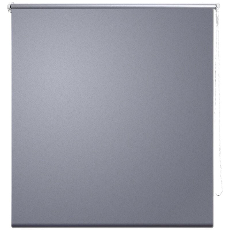Store enrouleur occultant gris 40 x 100 cm fenêtre rideau pare-vue volet roulant