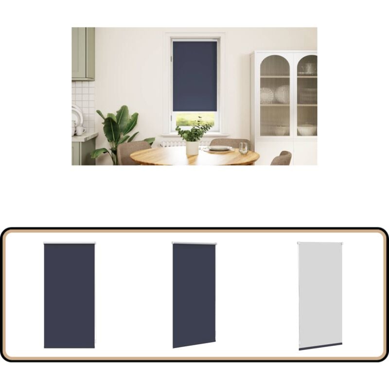 Vidaxl - Store enrouleur occultant gris 40 x 100 cm - Store Occultant - Rideau Intérieur - Obscurcisseur - Store Enrouleur - Décoration Intérieure