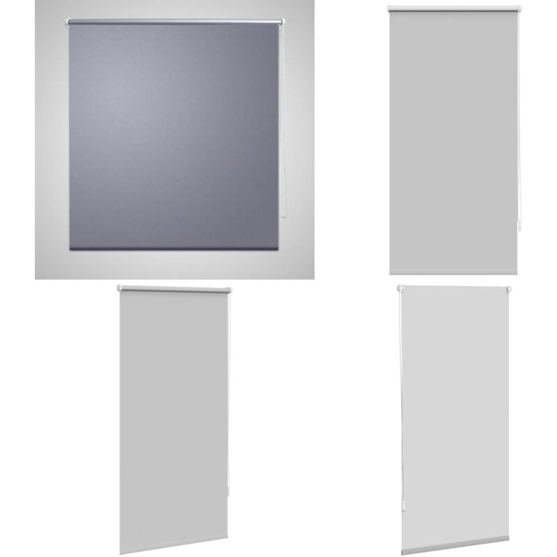 Store enrouleur occultant gris 60 x 120 cm - Store Enrouleur Occultant - Rideau Obscurcissant - Store Intérieur - Décoration Intérieure - Isolation