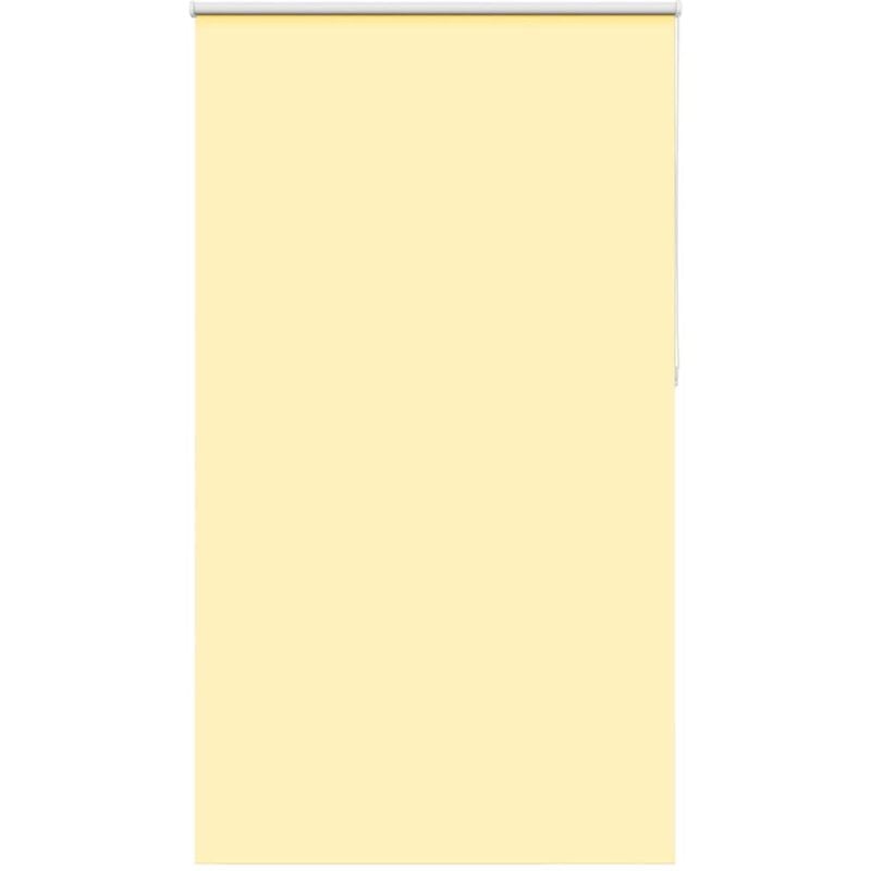 Vidaxl - Store enrouleur occultant jaune largeur du tissu 126,6 cm