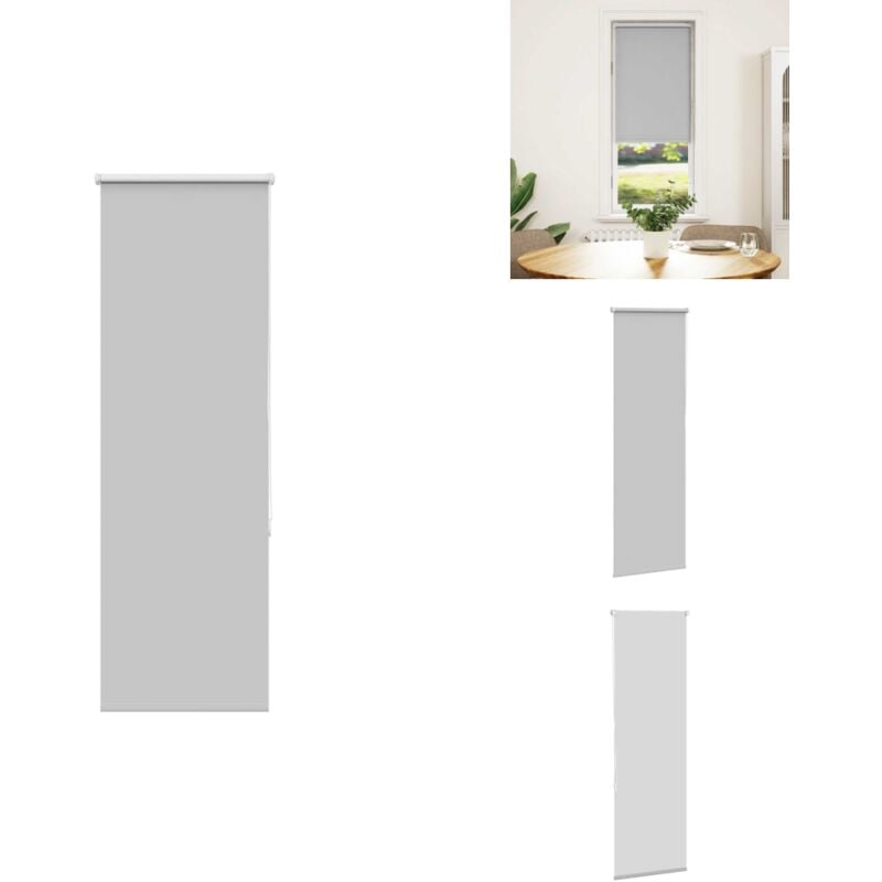 Vidaxl - Store enrouleur occultant largeur du tissu 35,7 cm polyester - Store Enrouleur - Stores Enrouleurs - Store De Jour Et De Nuit - Store