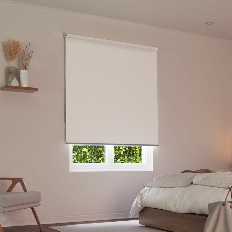 Madecostore - Store enrouleur occultant h190cm - gamme Must - Wit - L84 x H190cm