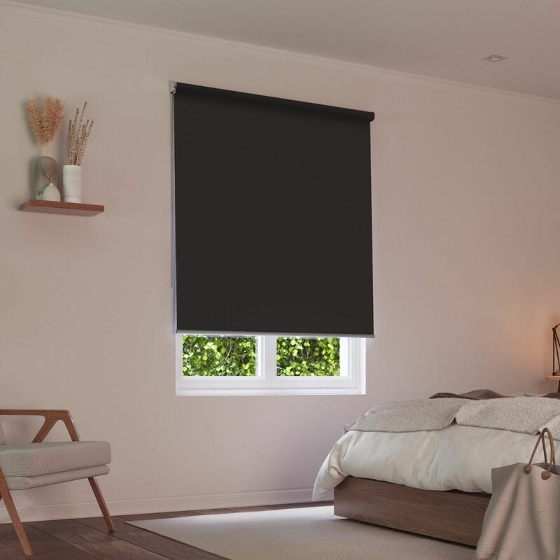 Madecostore - Store enrouleur occultant h250cm - gamme Must - Gris - L204 x H250cm