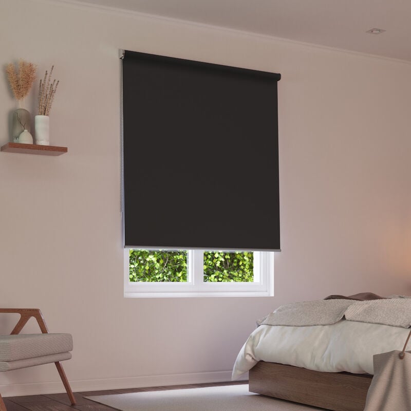 Madecostore - Store enrouleur occultant h190cm - gamme Must - Grijs - L54 x H190cm