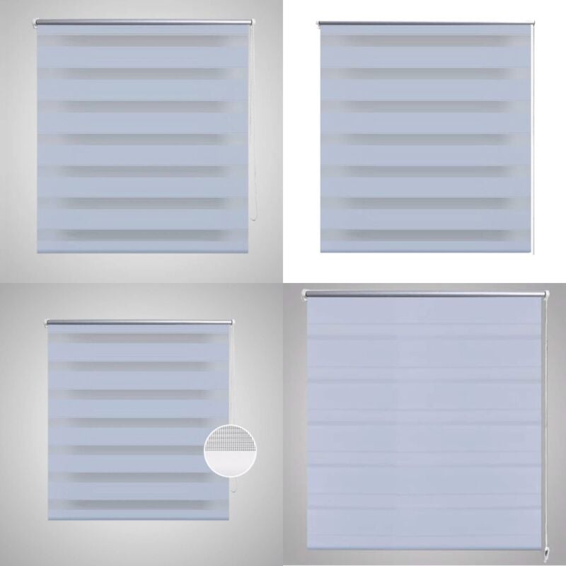 Vidaxl - Store enrouleur tamisant 140 x 175 cm blanc - Stores Vénitiens - Rideaux Occultants - Décoration Intérieure - Lumière Tamisée - Protection