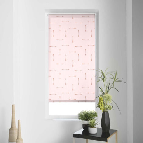 Store Enrouleur Tamisant "Flechaline" 45x180cm Rose