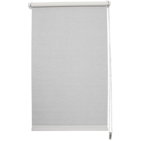 Store enrouleur tamisant gris 60x185cm sans perçage - Protection Solaire