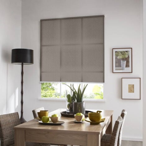 MADECOSTORE Store Vénitien Aluminium 25mm Sans Percer - Gris - L62 X