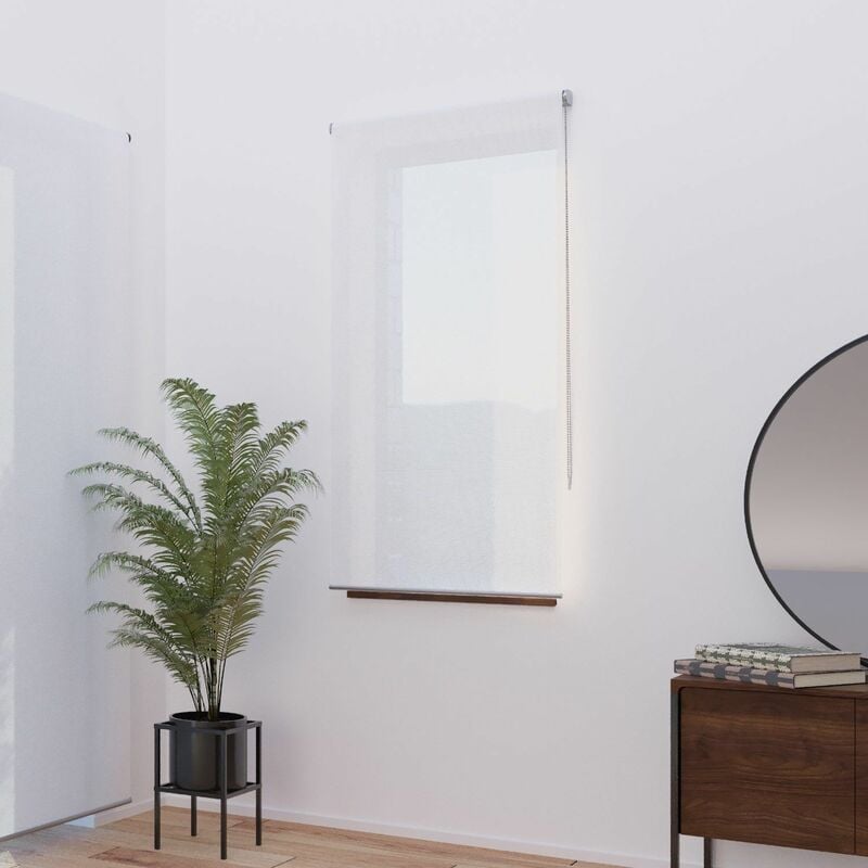 Madecostore - Store enrouleur tamisant h190cm - gamme Must - Wit - L104 x H190cm