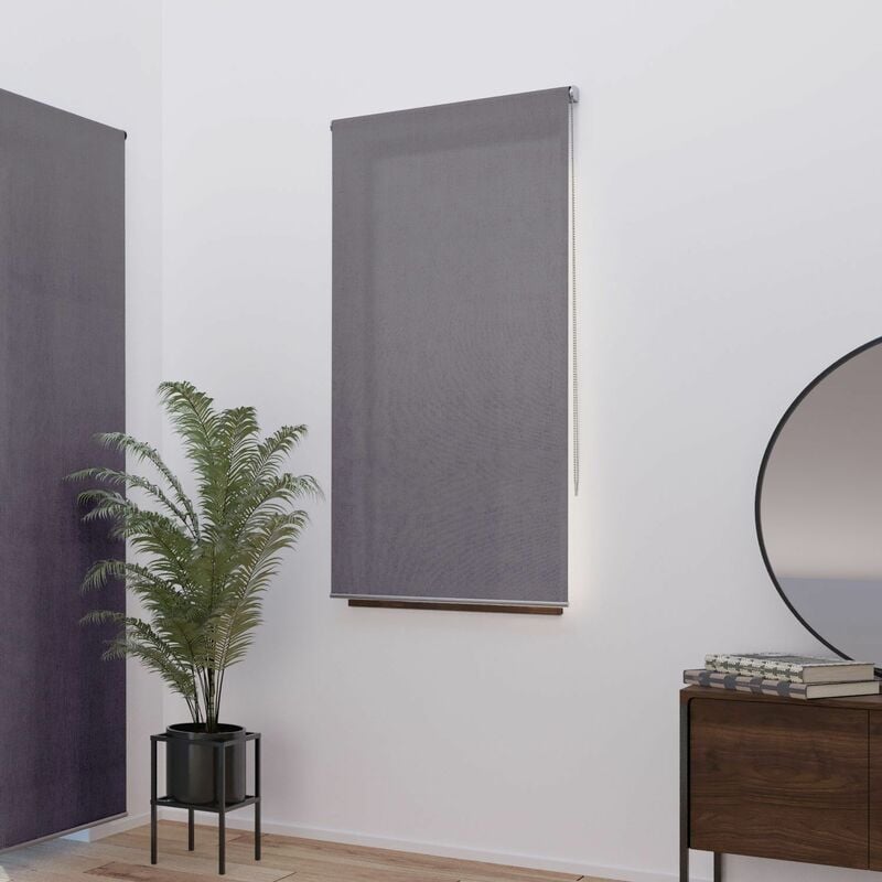 Madecostore - Store enrouleur tamisant h190cm - gamme Must - Grijs - L124 x H190cm