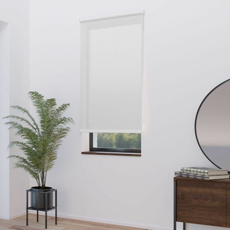 Madecostore - Store enrouleur tamisant screen - Blanc - L64 x H190cm