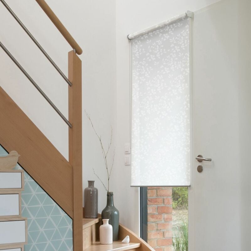 Store enrouleur tamisant stampa - gamme Must - Marron - L64 x H250cm