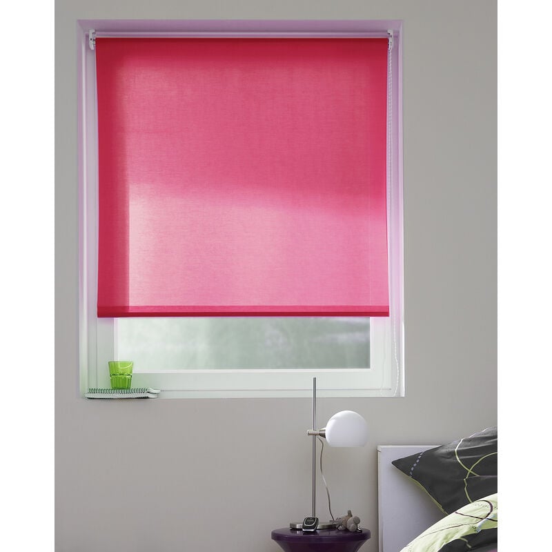 Madecostore - Store enrouleur tamisant à chainette Rose Blush 60x190 cm