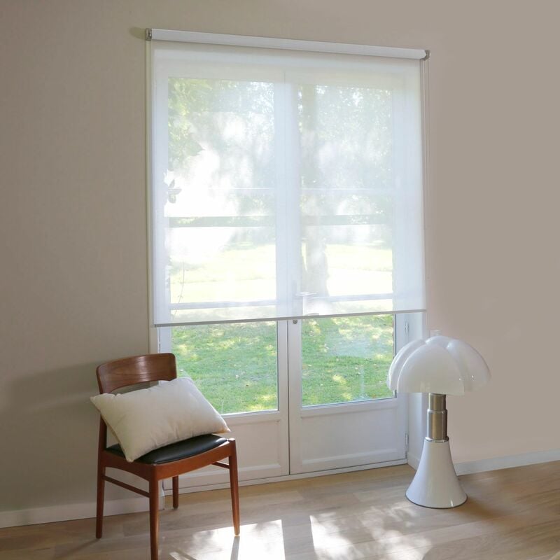 Madecostore - Store enrouleur voile - gamme Premium - Gris - L64 x H300cm