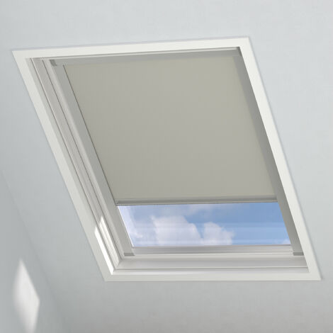 Store de fenêtre de toit occultant - Blanc - L97,3 x H99,5cm - Blanc