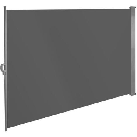 Store latéral 160 x 300 cm - Anthracite / Brise-vue rétractable