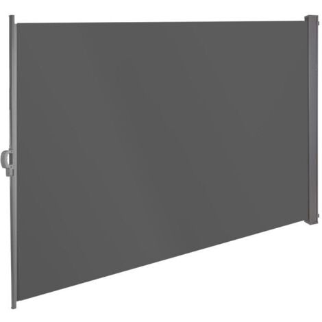 Store latéral 180 x 300 cm - Anthracite / Brise-vue rétractable