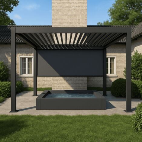 OMBREA Store latéral 4M Ombréa S2 - Anthracite