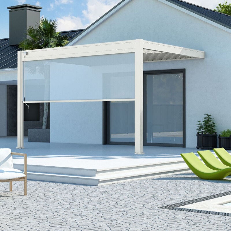 Store latéral 4M Ombrea vs - Blanc